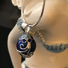 Load image into Gallery viewer, M 43 Sterling Silver Butterfly Swirl Pendant
