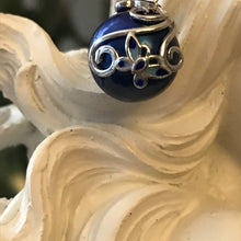 Load image into Gallery viewer, M 43 Sterling Silver Butterfly Swirl Pendant